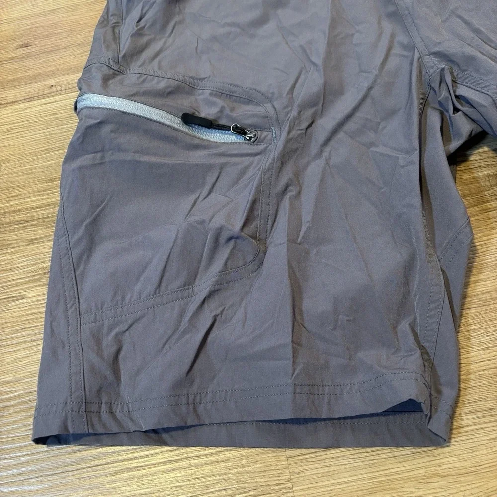 Little Donkey‎ Andy Mens XL Cargo Short Hiking Stretch Zip Pocket Quick Dry